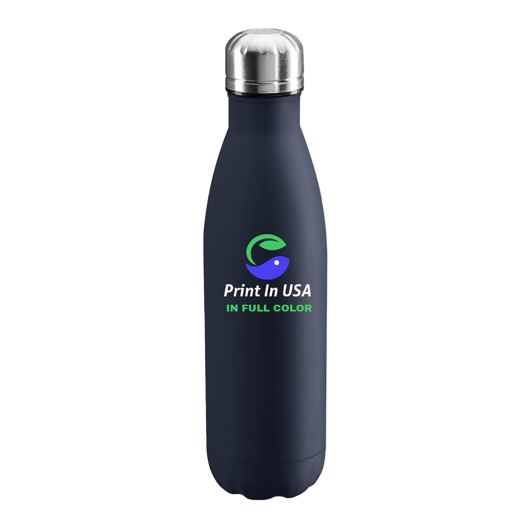 Personalized Custom Print in USA Water Bottles 25Pcs 17oz Stainless Steel Double Wall Insulated Leakproof Cups for Sports Outdoors With Colorful Text Logo