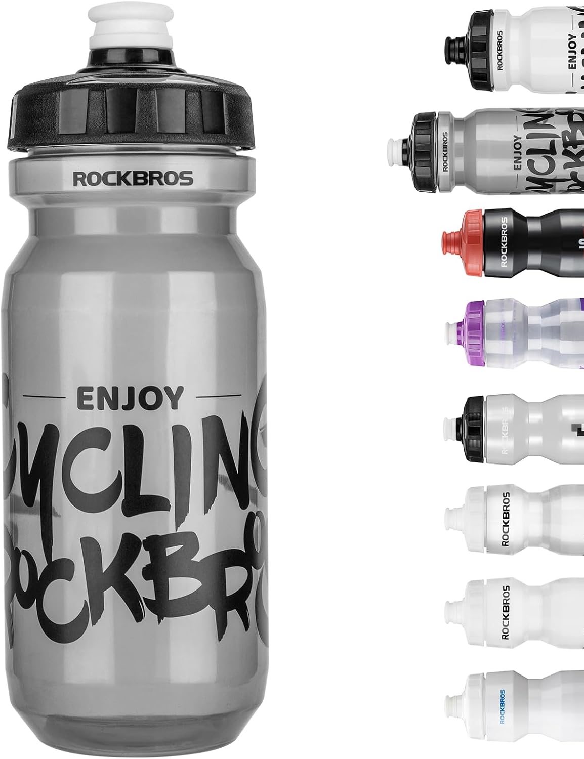ROCKBROS Cycling Water Bottle, 20-25oz Cycling Bottle,Without BPA and BPS
