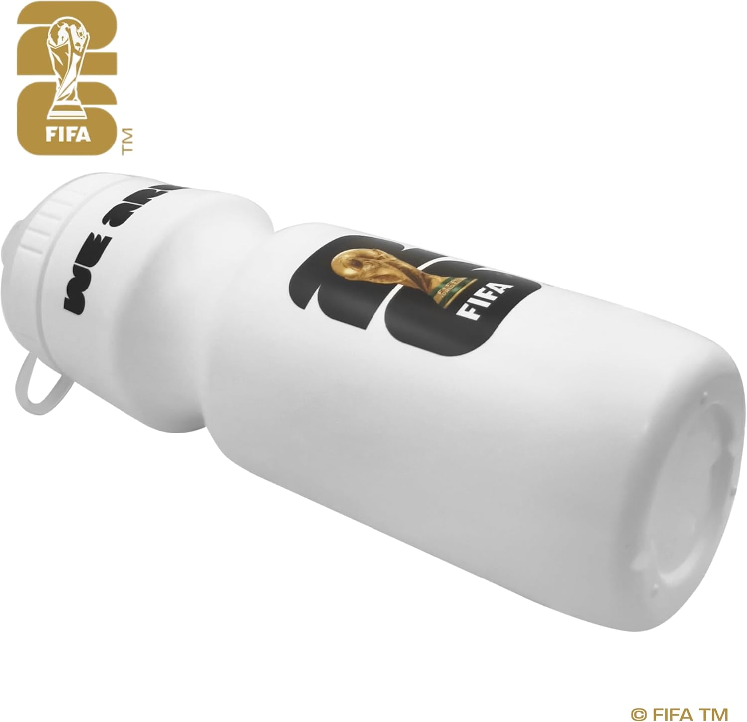 Official 2026 FIFA World Cup 24oz Refillable Squeeze Water Bottle - BPA-Free, Reusable, Dishwasher Safe with Pull-Top Cap - Designed for Everyday Use - From Sporting Games & Bike Rides, School, Work