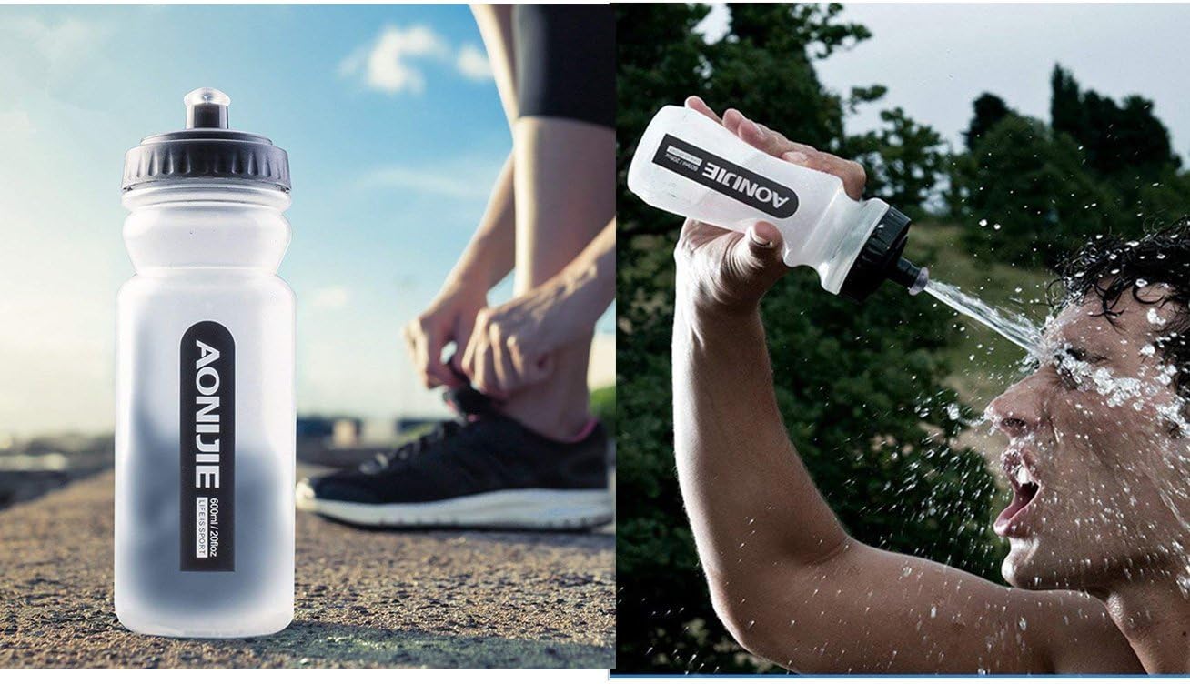 AONIJIE Lovtour Outdoor Sports Water Bottle 20 oz BPA Free for Running Bicycling Hiking Camping (Water Bottle)