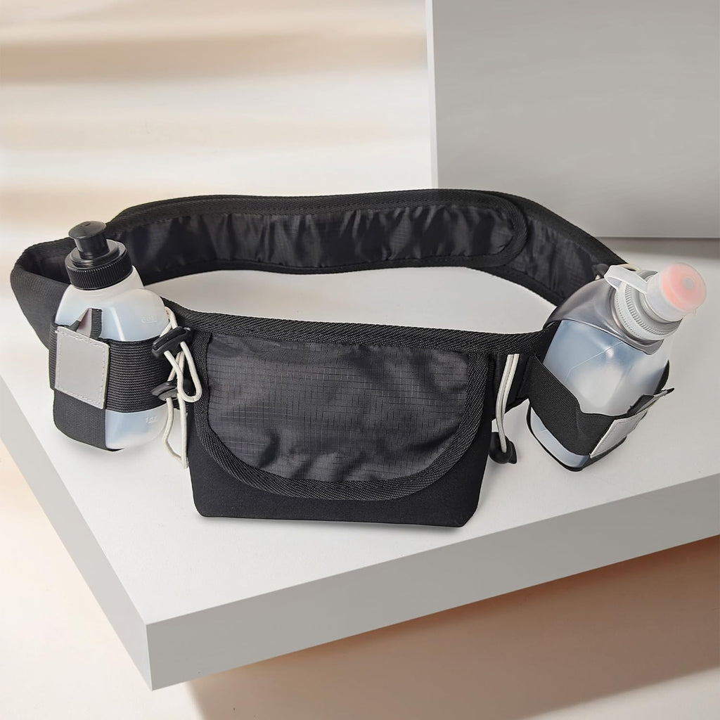 2 Pack BPA Free Water Bottles for the Running Hydration Belt (1 * 175ml & 1 * 250ml)