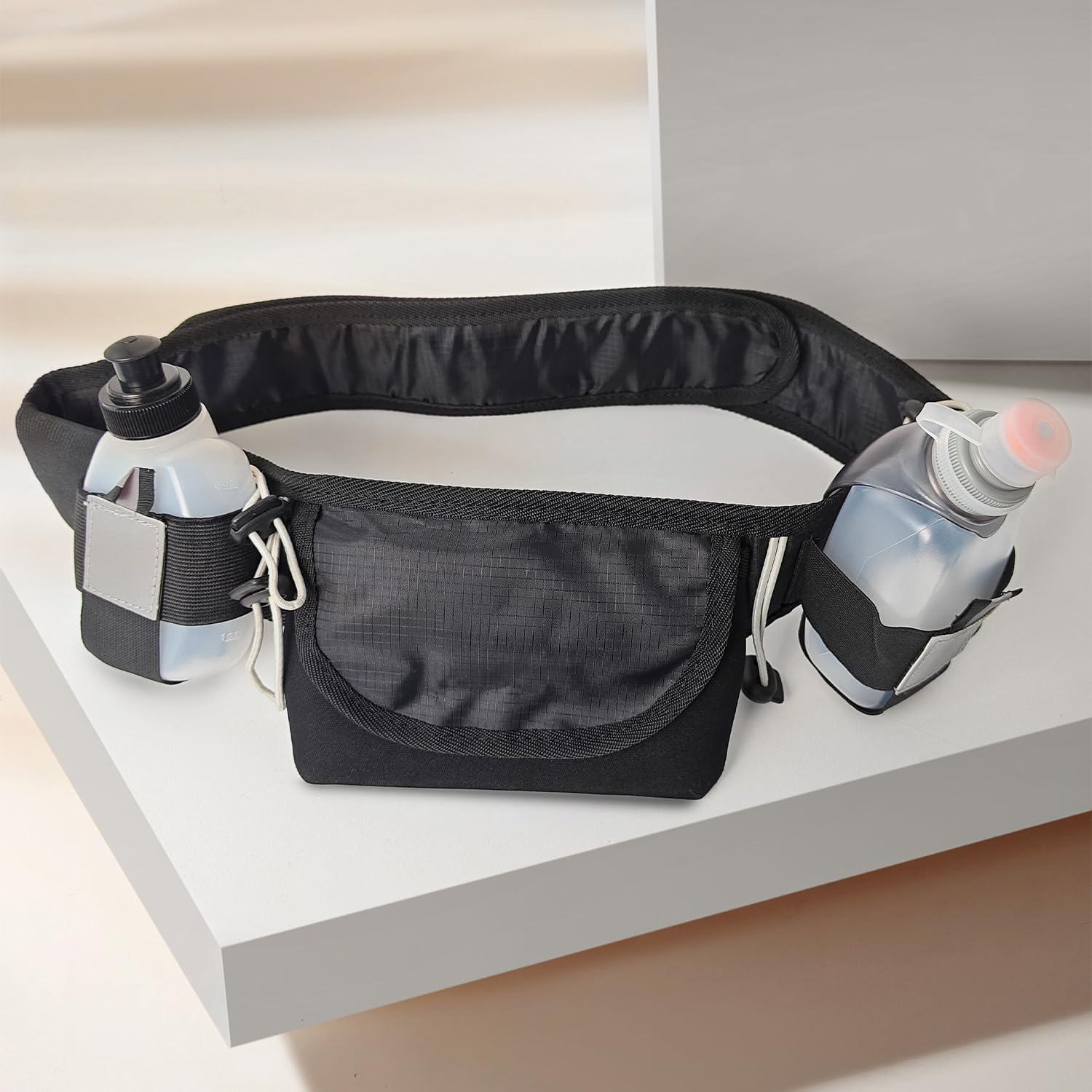 2 Pack BPA Free Water Bottles for the Running Hydration Belt (1 * 175ml & 1 * 250ml)